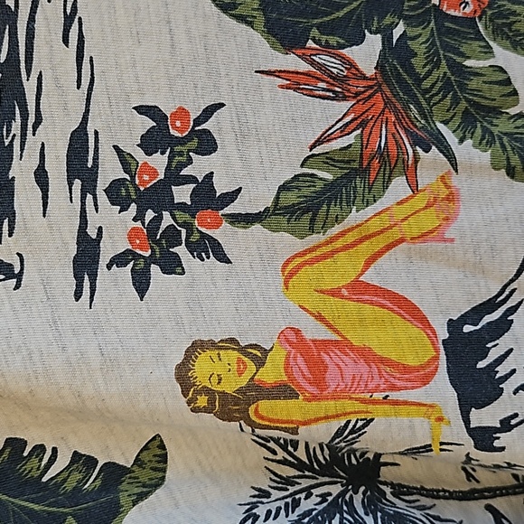 Alexander Julian Colours Mens Multicolor Hawaiian All-Over Print T-Shirt Size XL - Picture 3 of 7